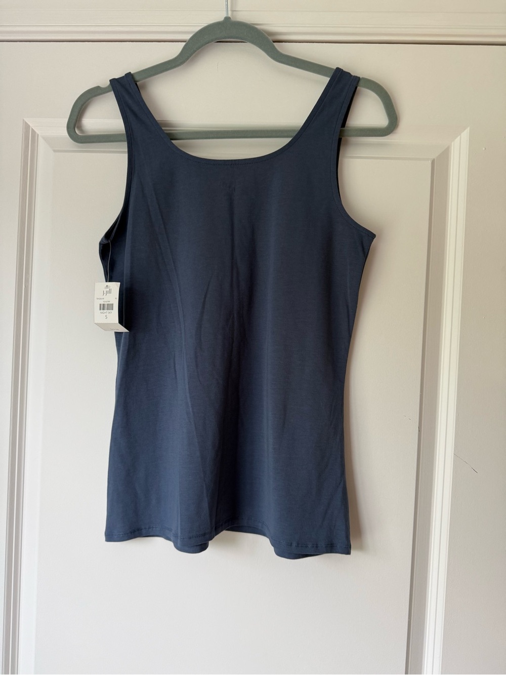 NWT, J.Jill Women’s Blue Tank Top – Classic Scoop Neck, Size Small - Picture 2 of 7
